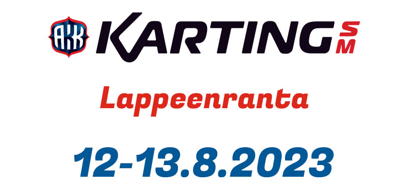 Karting SM 12 - 13.8.2023 - Lappeenranta - Kuvat